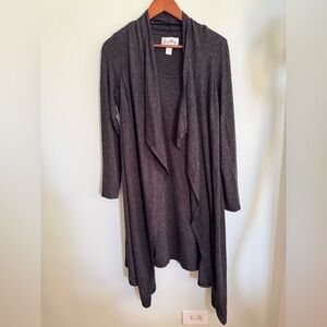 Joseph Ribkoff Charcoal Draped Dress